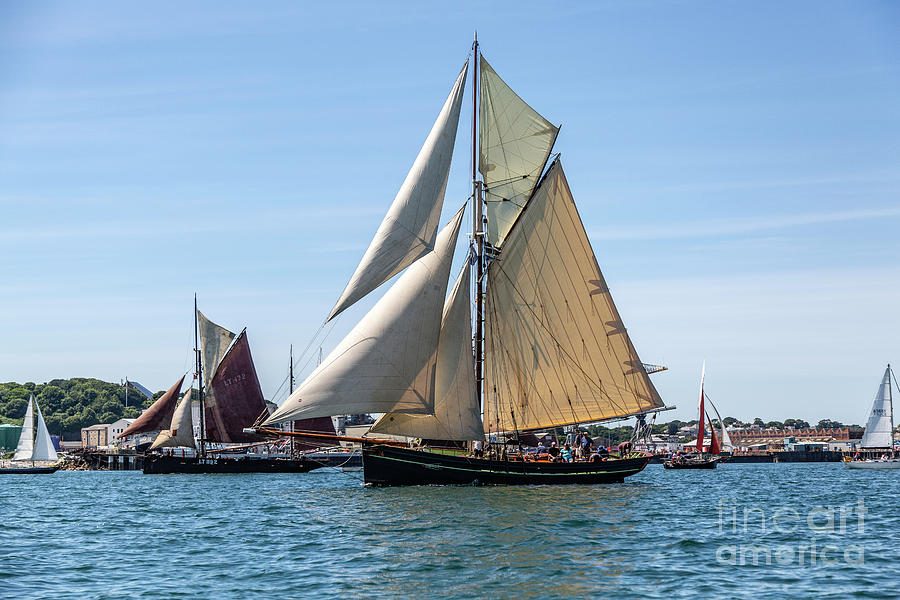 Falmouth Classics leaving Harbour by Brian Roscorla Falmouth Classics leaving Harbour by Brian Roscorla