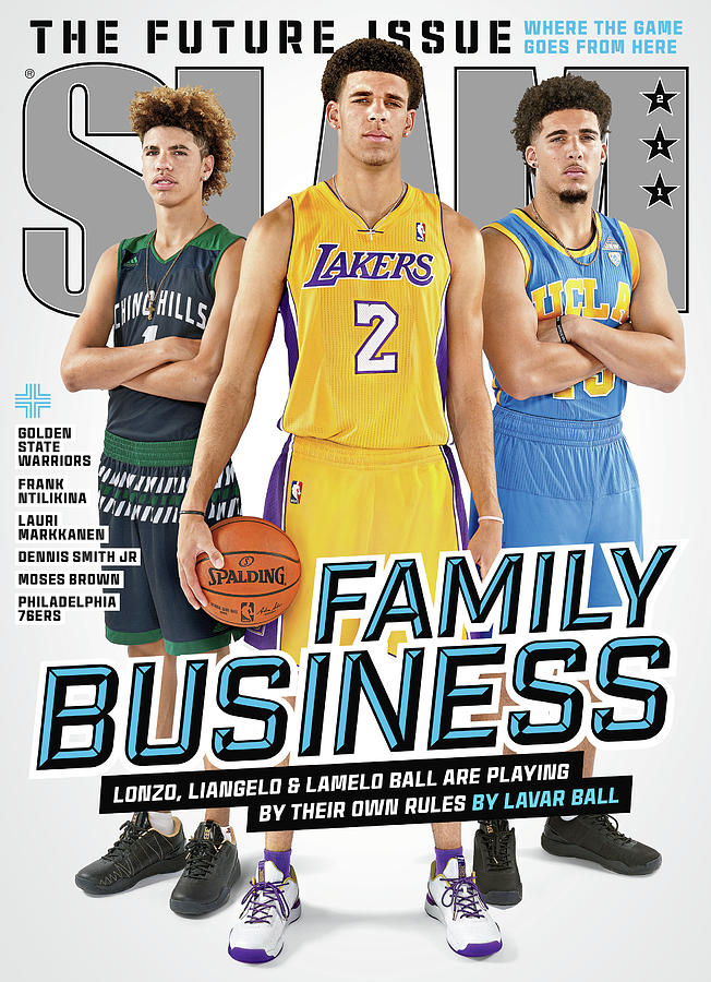 Family Business: Lonzo, Liangelo & Lamelo are Playing by their own Rules SLAM Cover Photograph by Atiba Jefferson