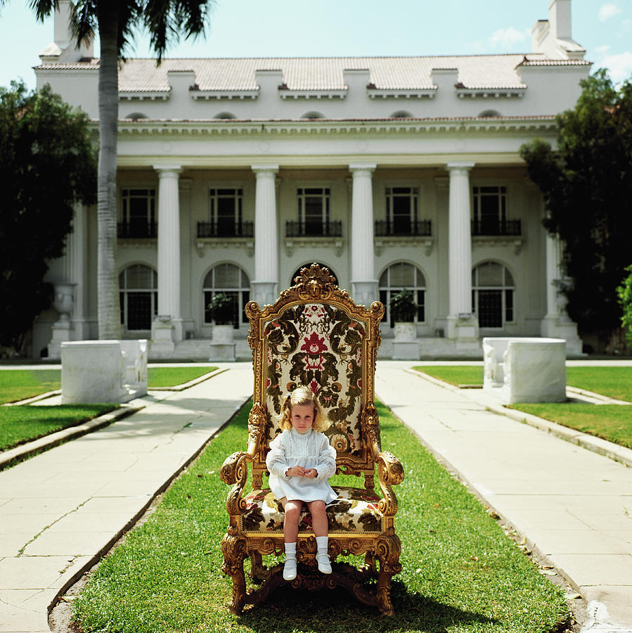 Family Chair Photograph by Slim Aarons