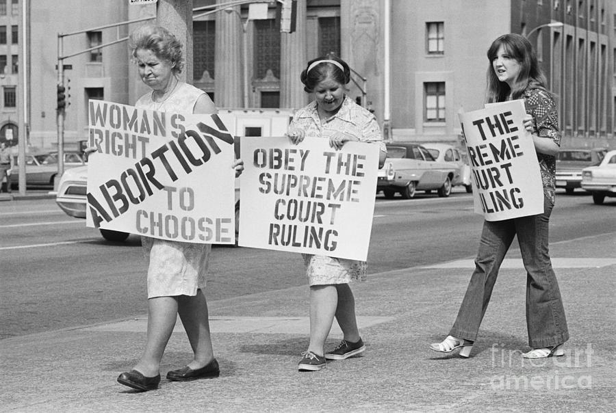 Family Demonstrating In Support Photograph by Bettmann
