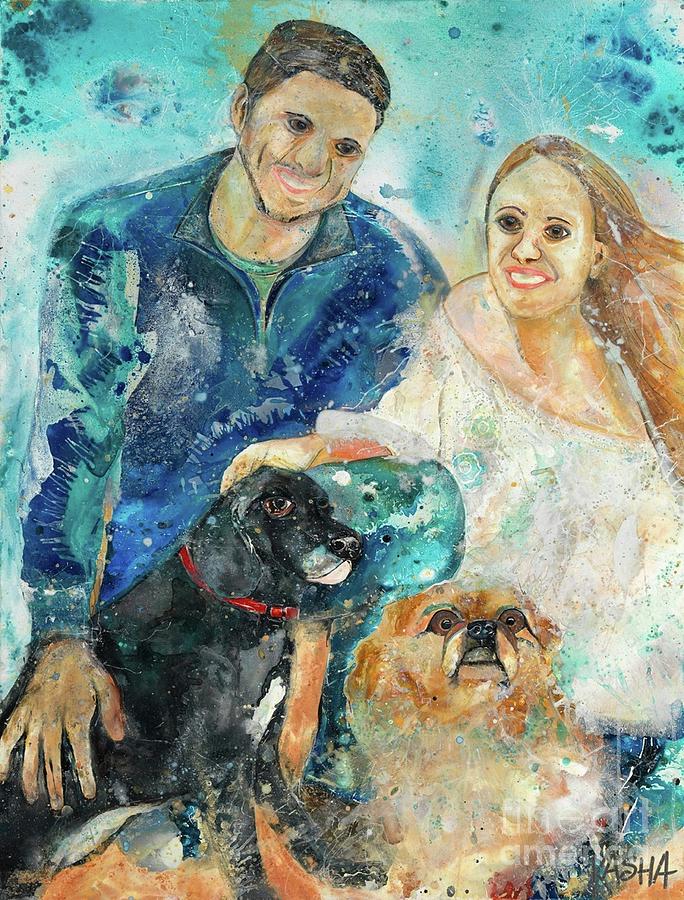 Family Painting by Kasha Ritter