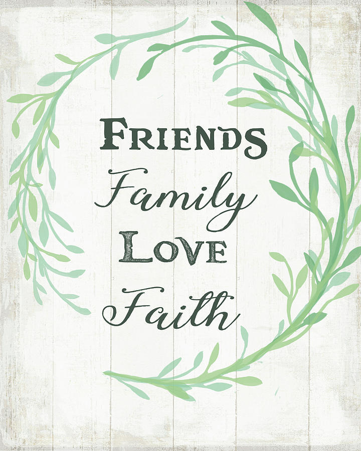 Typography Mixed Media - Family Love 3 by Art Licensing Studio