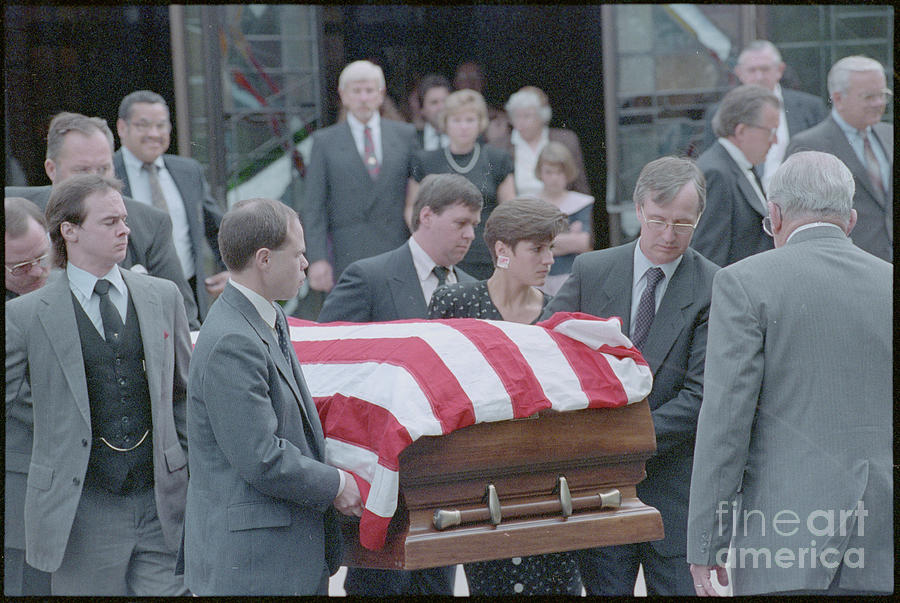 Family Members Carrying Coffin Of James Photograph by Bettmann