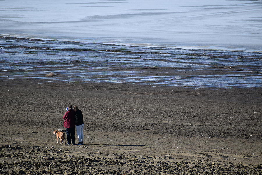 Family On The Shore Photograph