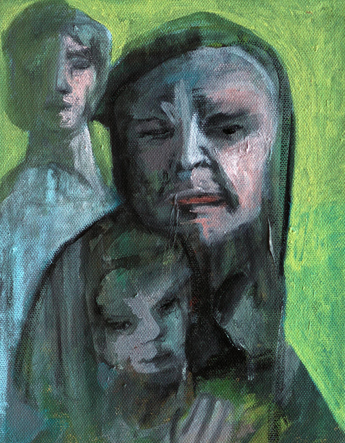 Family portrait Painting by Edgeworth Johnstone