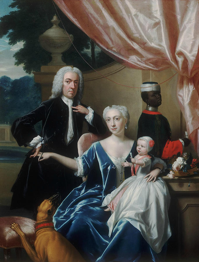 Family Portrait Painting by Philip van Dijk