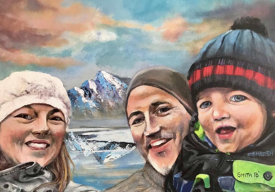 Family Portrait Painting by Tom Smith