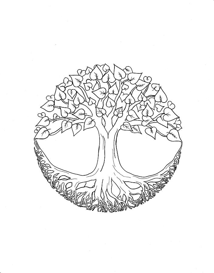 Download Family Tree Mandala Digital Art By Nicky Kumar
