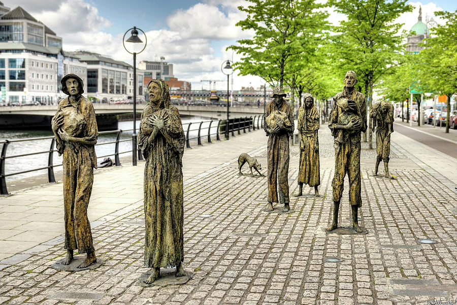 Famine Memorial Dublin Photograph by Weston Westmoreland