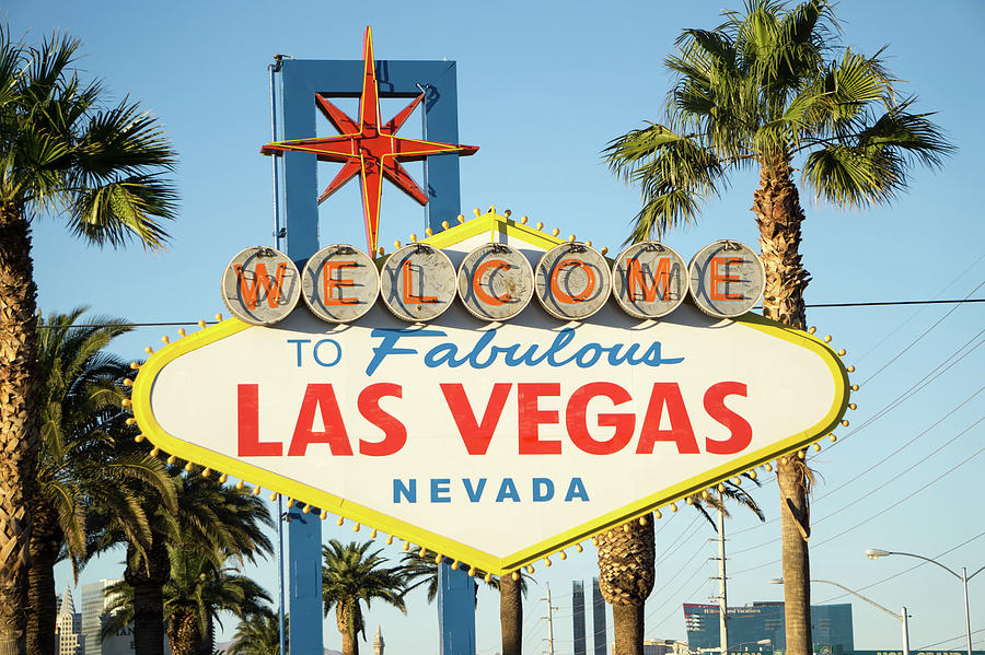 Famous Las Vegas Nevada Welcome Sign Photograph by Alex Grichenko