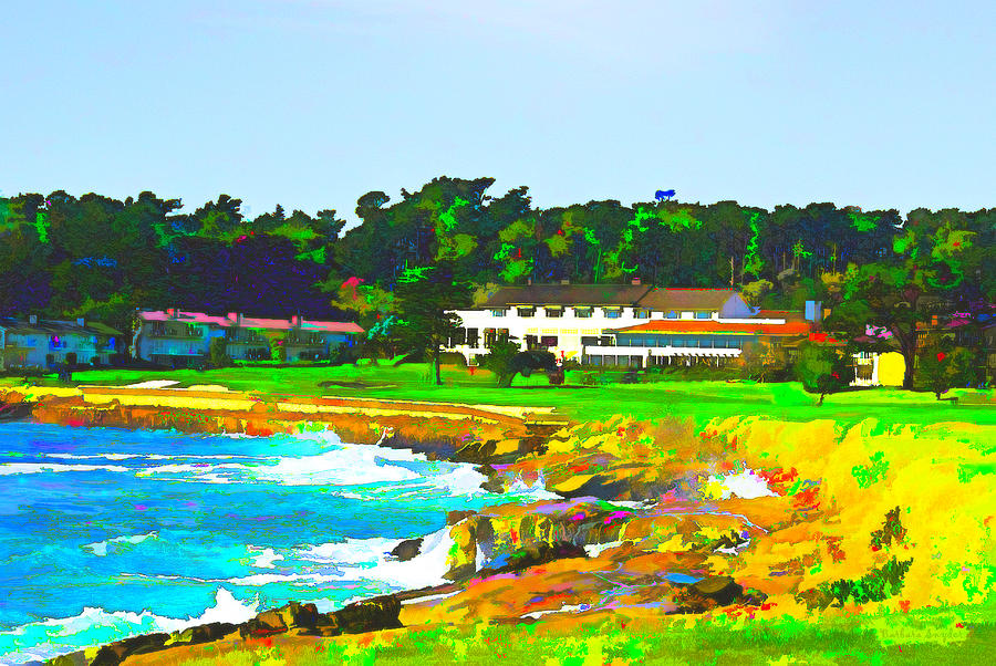 Famous Pebble Beach Club House  Photograph by Barbara Snyder