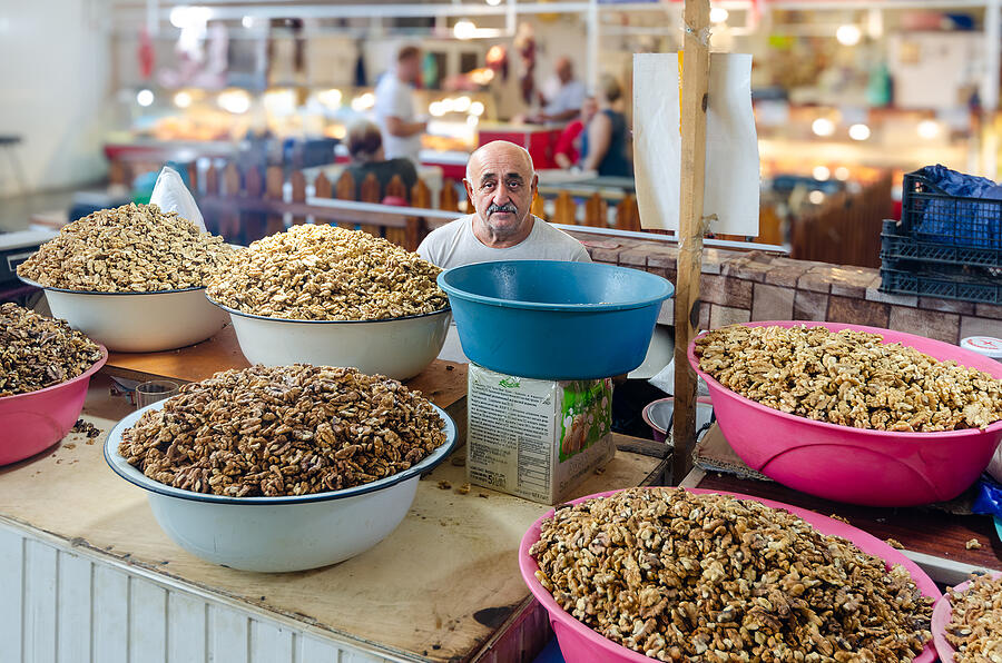 Market Photograph - Fancy Some Nuts? by Eden Antho