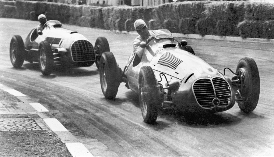 Fangio Wins The Automobile Grand Prix Photograph by Keystone-france