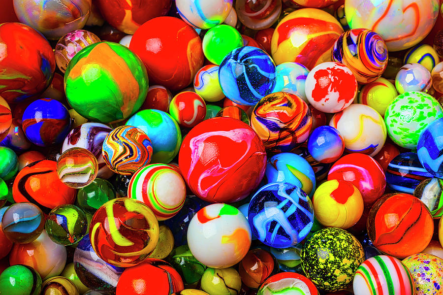 Fantastic Childhood Marbles Photograph by Garry Gay