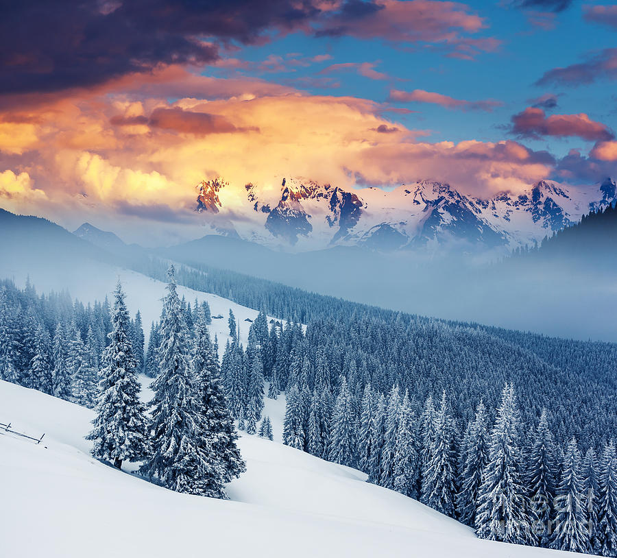 Year Photograph - Fantastic Winter Landscape Dramatic by Creative Travel Projects