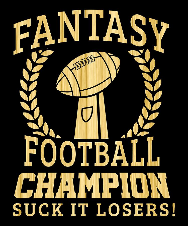 Fantasy Football Champion Trophy Funny Apparel Digital Art ...