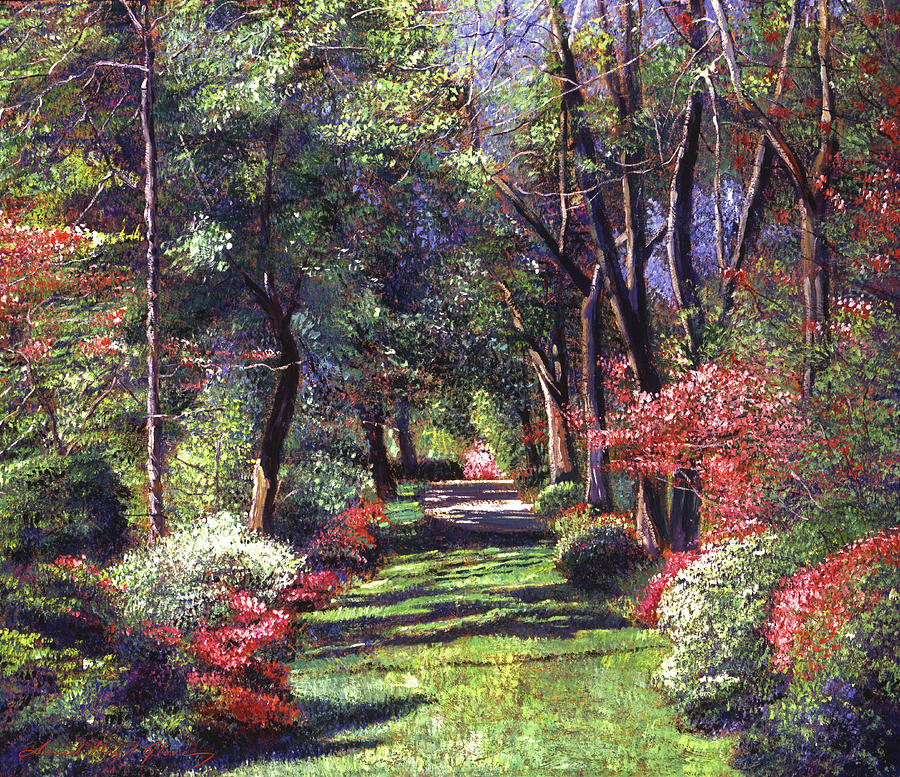 Fantasy Of Spring Painting by David Lloyd Glover