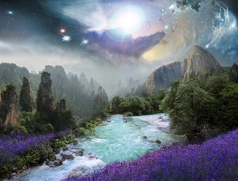 Fantasy River by Carlene Smith Fantasy River by Carlene Smith