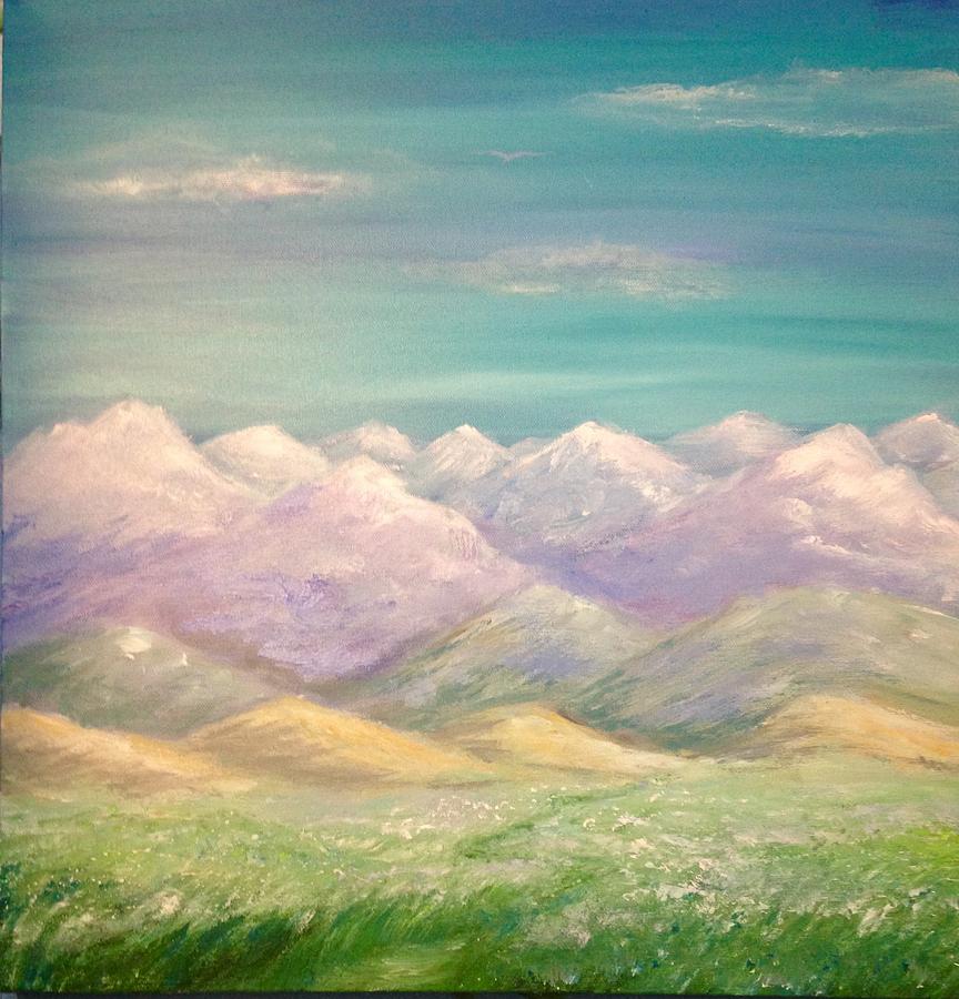 Far away Painting by Roza Matlin - Fine Art America