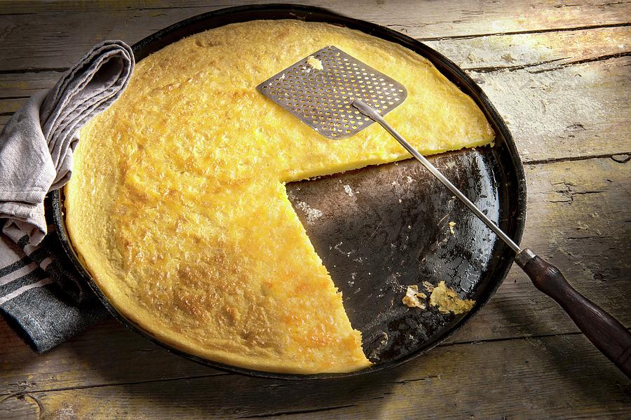 Farinata chickpea Flour Pancake, Olive Oil, Salt And Water, Italy Photograph by Piga & Catalano S.n.c.