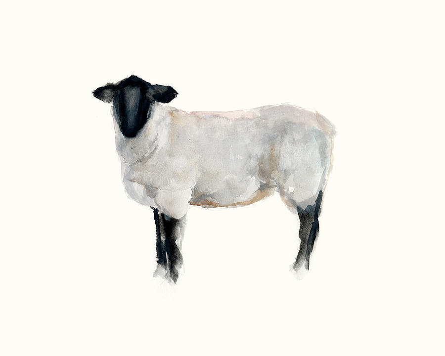 Farm Animal Study I Painting by Ethan Harper