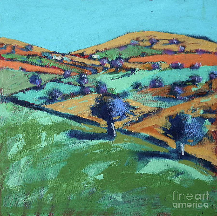 Farm Cornwall Painting by Paul Powis