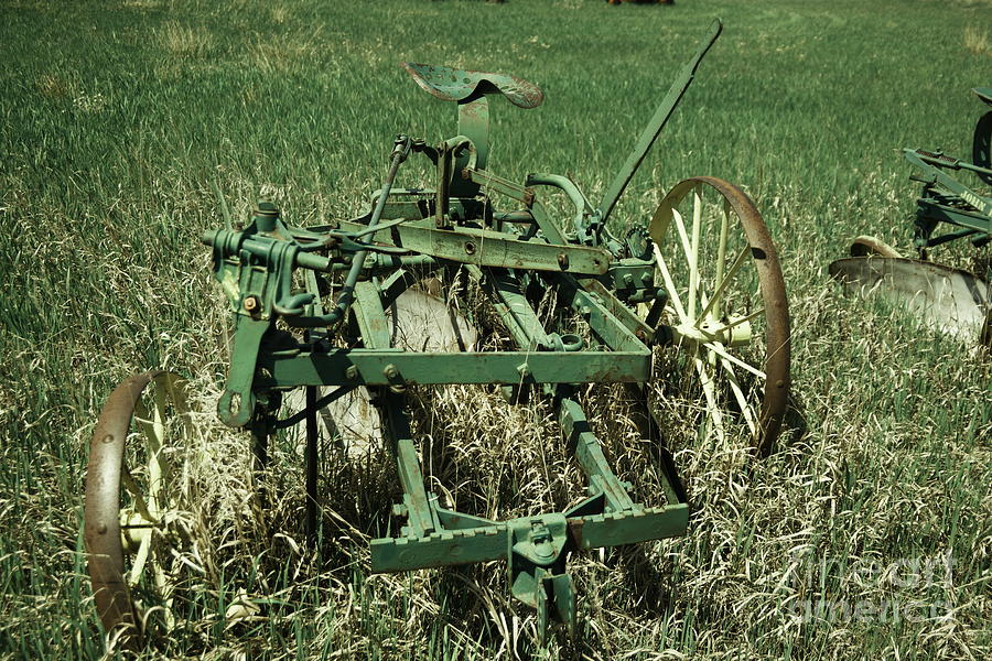 Farm Equipment Photograph - Farm equipment old time by Jeff Swan