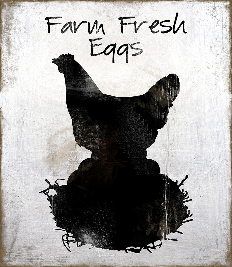 Egg Digital Art - Farm Fresh Eggs by Tina Lavoie