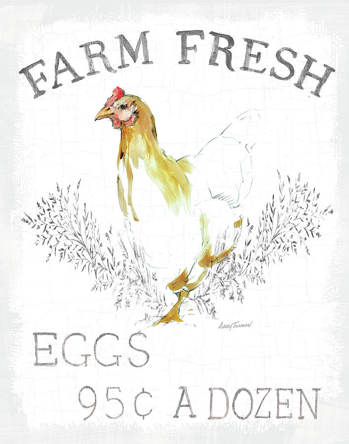Animal Drawing - Farm Fresh Enamel V2 by Avery Tillmon