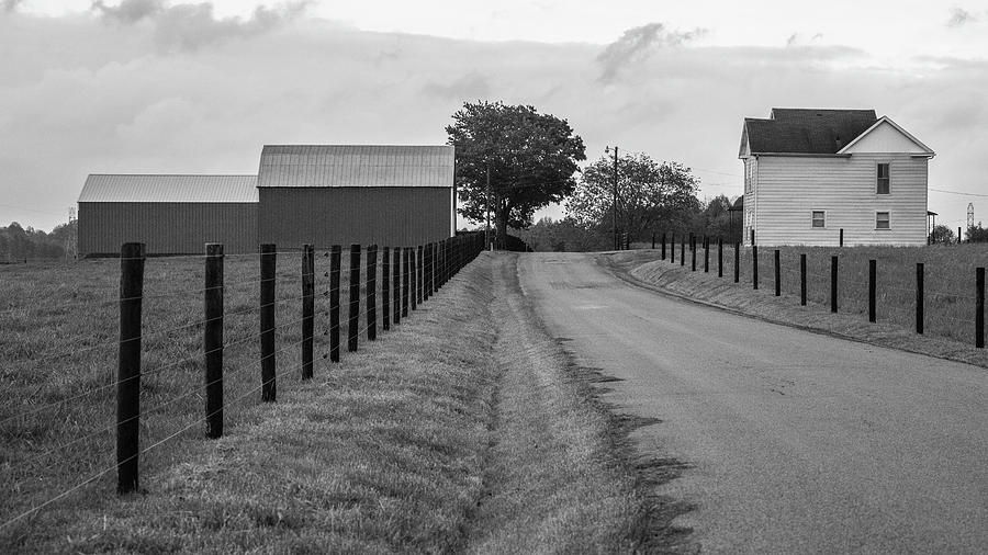 Farm House and Barn Kentucky Photograph by John McGraw