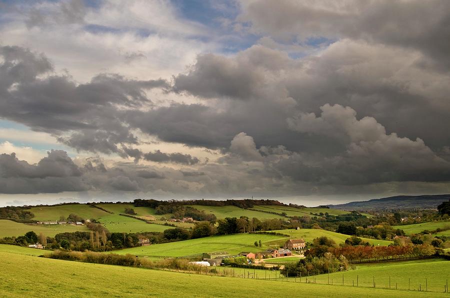 Farm House In Rural Landscape Photograph by David Yates