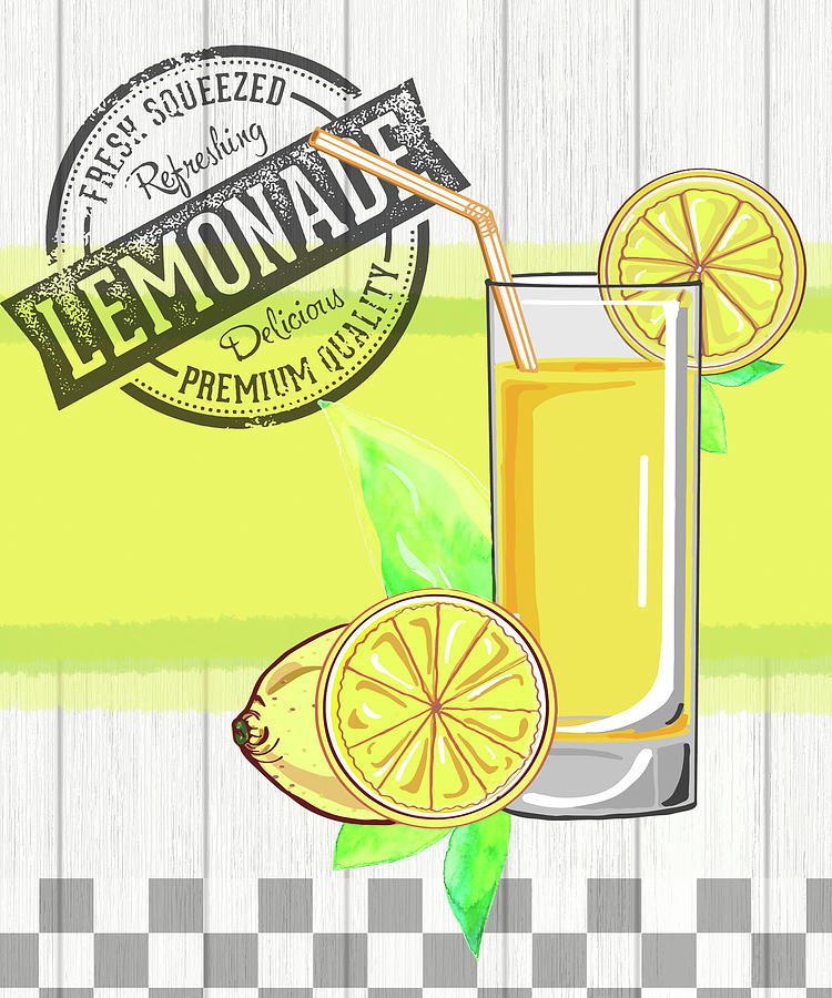 Lemon Mixed Media - Farm House Lemon Vintage Sign 3 by Lightboxjournal