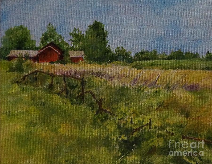 Farm in Saratoga, New York by Barbara Moak Farm in Saratoga, New York by Barbara Moak