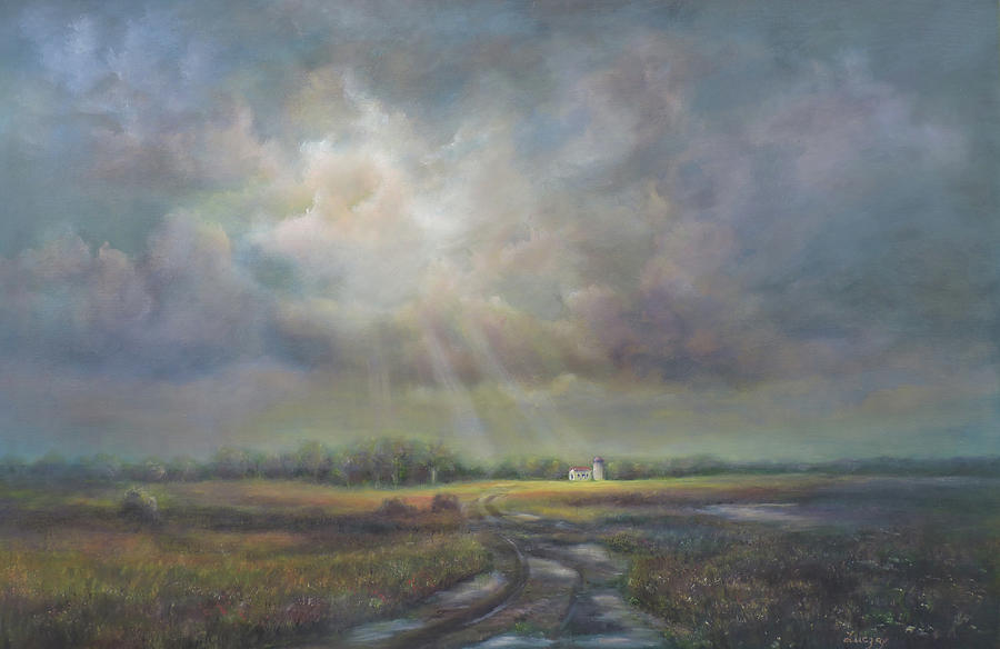 Farm in Spring by Katalin Luczay Farm in Spring by Katalin Luczay