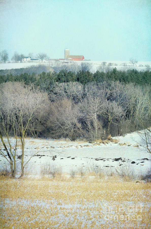 Farm in Winter Photograph by Jill Battaglia