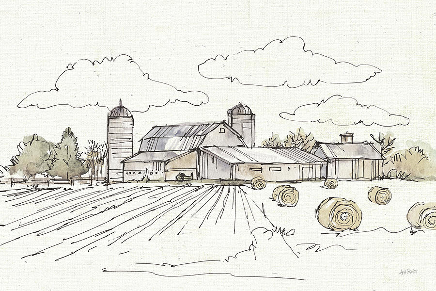 Farm Memories II Painting by Anne Tavoletti Farm Memories II Painting by Anne Tavoletti
