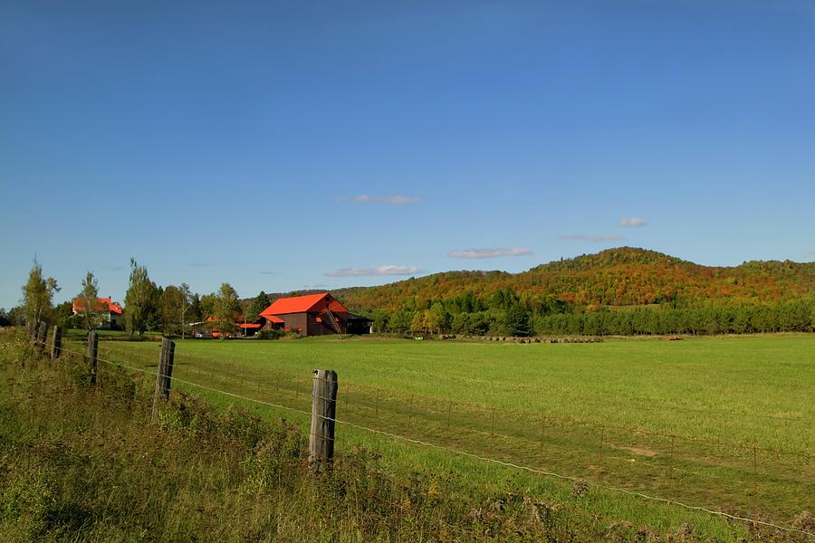 Farm Near Mont Tremblant, Quebec, Canada Photograph by Design Pics
