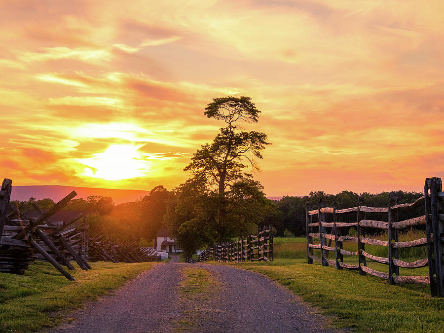 Sherfy Farm Sunset Photograph by Susan Grove - Fine Art America