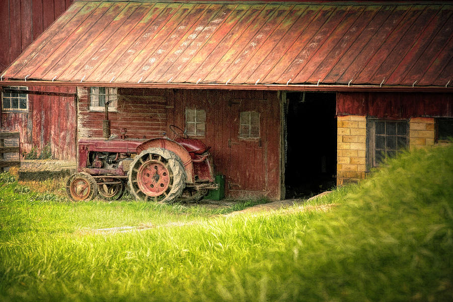 Farm Tractor Photograph by Deborah Penland
