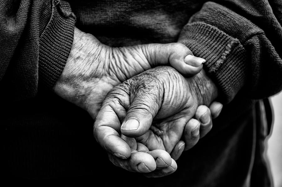 Farmer\s Hands Photograph by Andrea Izzotti