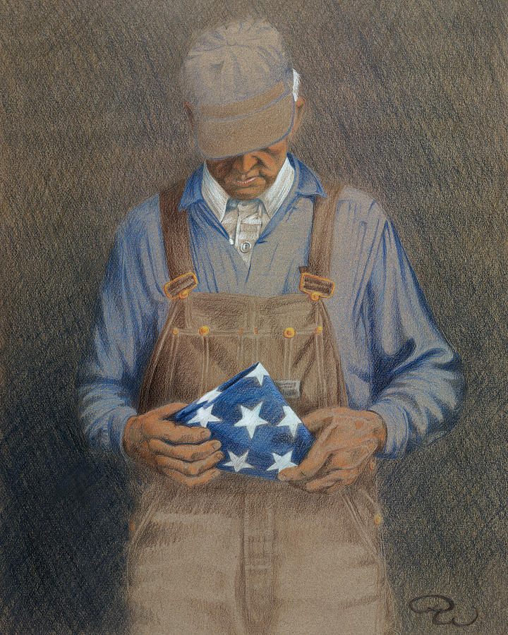Farmers Pride Drawing by David Walker Farmers Pride Drawing by David Walker
