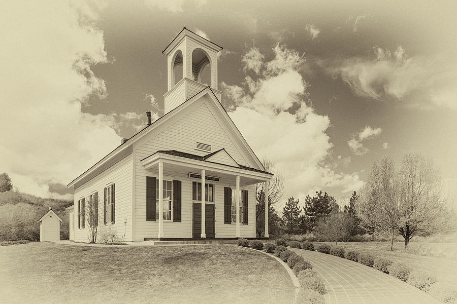 Farmhouse Church Photograph by James Eddy