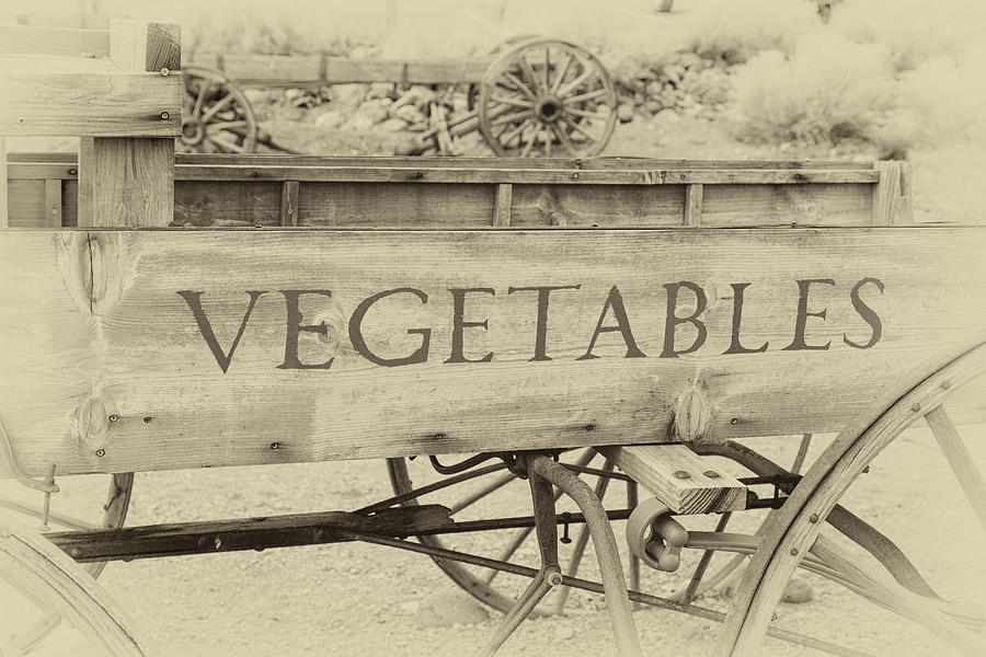 Farmhouse Vegetable Wagon Photograph by James Eddy