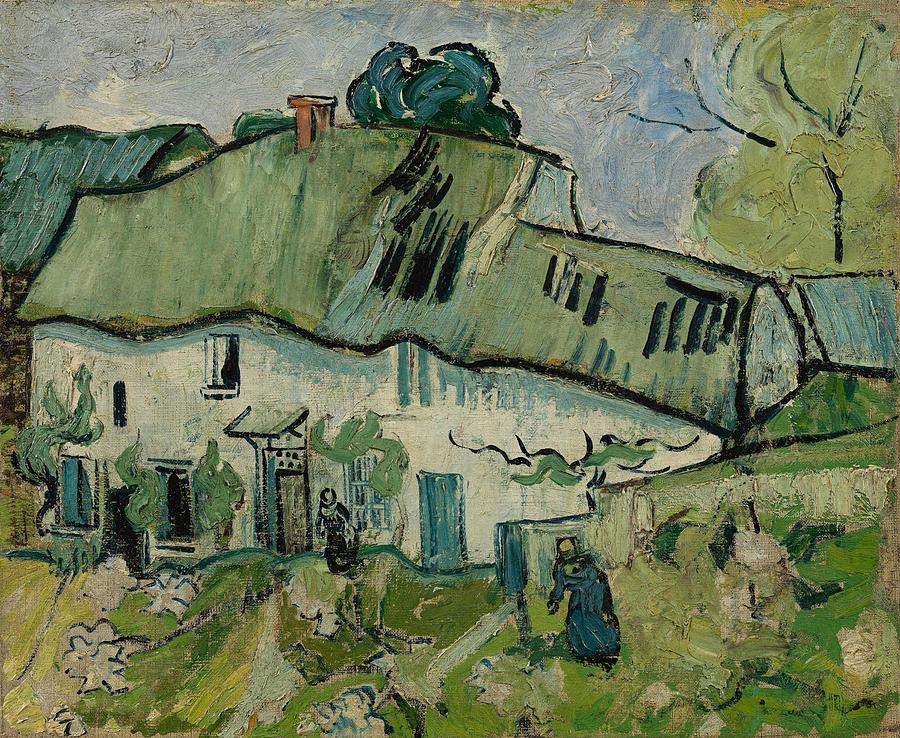 Farmhouse. Painting by Vincent van Gogh -1853-1890-