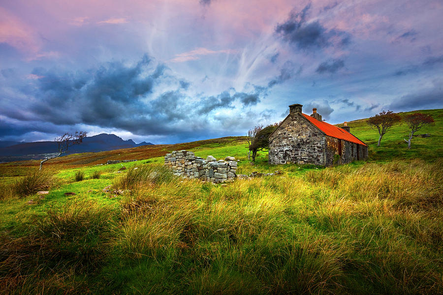 Farmlands in the Scottish Highlands Photograph by Debra and Dave Vanderlaan