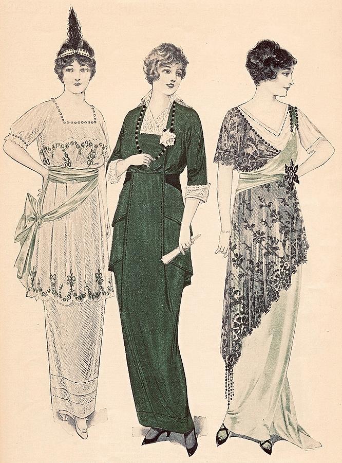 Платья модерн начало 20 века