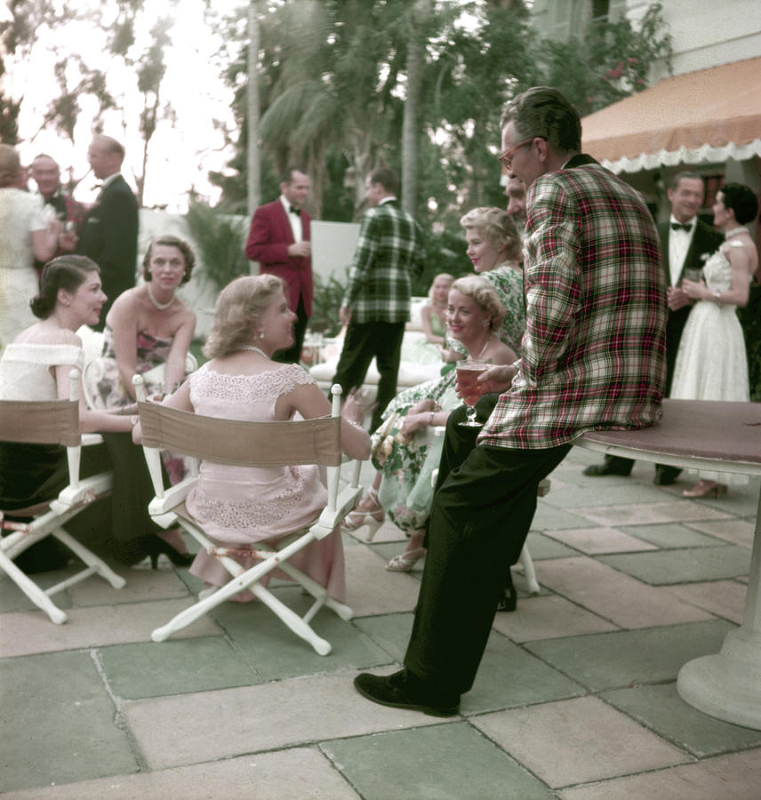 Fashionable Party-goers Photograph by Nina Leen Fashionable Party-goers Photograph by Nina Leen