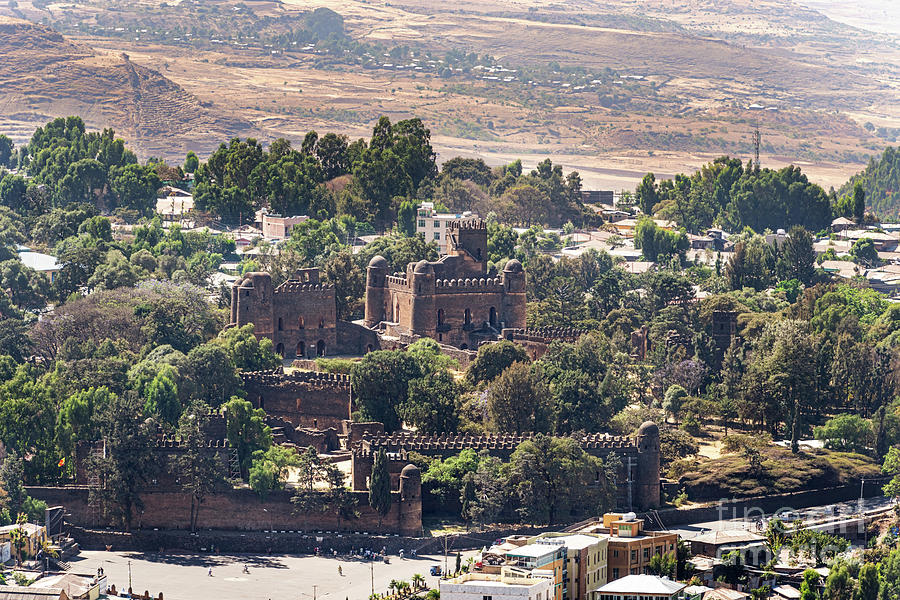Fasilides Castle In Gondar In Ethiopia Photograph