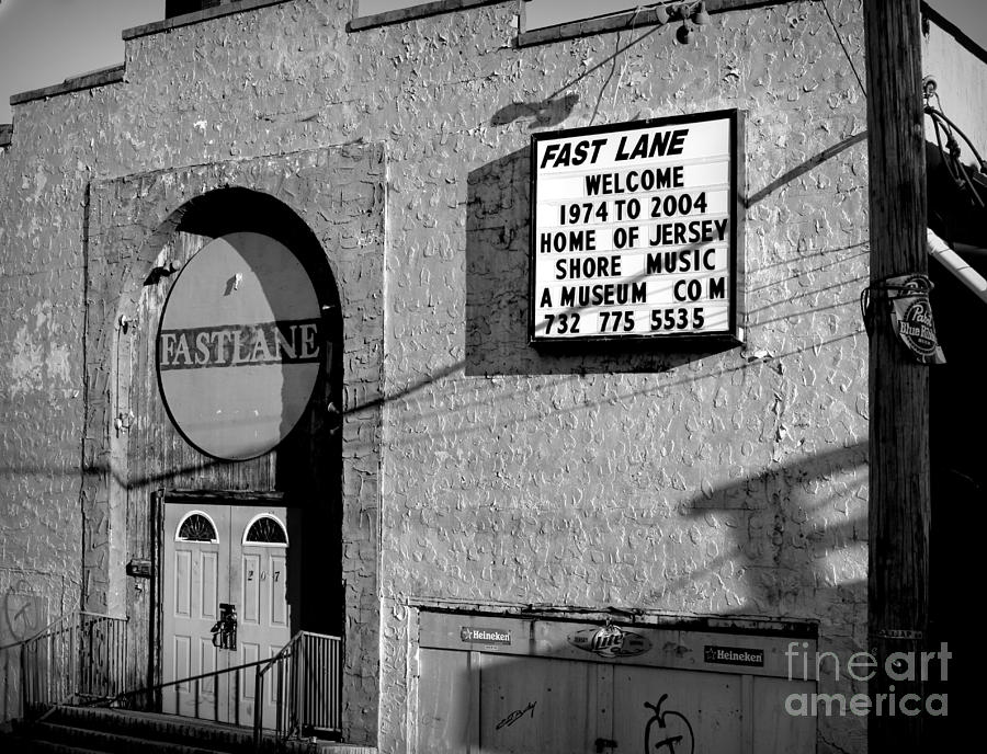 New Jersey Photograph - Asbury Park Fast Lane Music Museum  by Chuck Kuhn