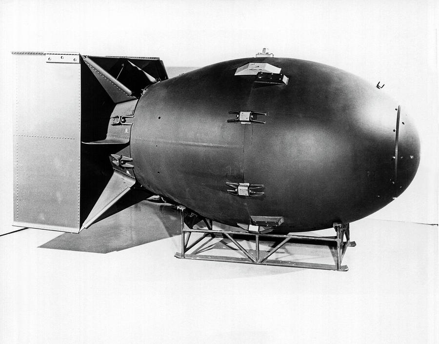 Fat Man Nuclear Bomb Photograph by Underwood Archives